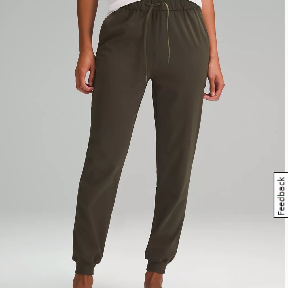 Lululemon Stretch High-Rise Jogger - Dark Olive - Size 8